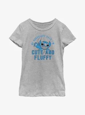 Disney Lilo & Stitch Fluffy Cute Horoscope Youth Girls T-Shirt