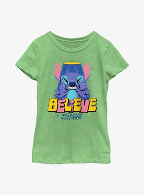 Disney Lilo & Stitch Believe Youth Girls T-Shirt