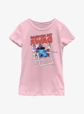 Disney Lilo & Stitch Pardon My Swag Youth Girls T-Shirt