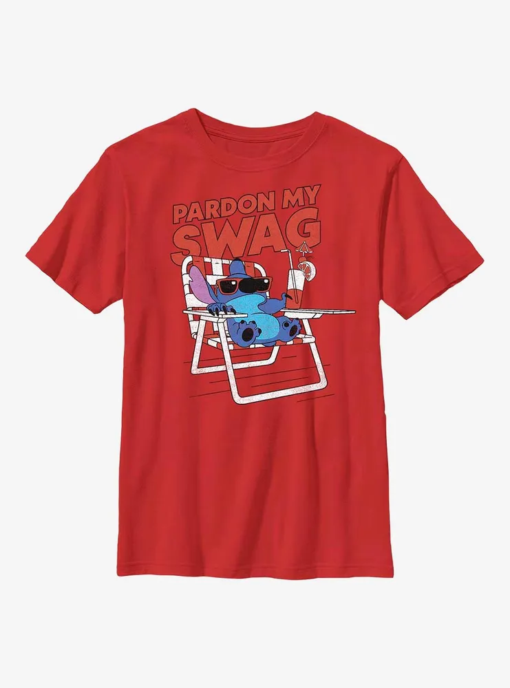 Disney Lilo & Stitch Pardon My Swag Youth T-Shirt