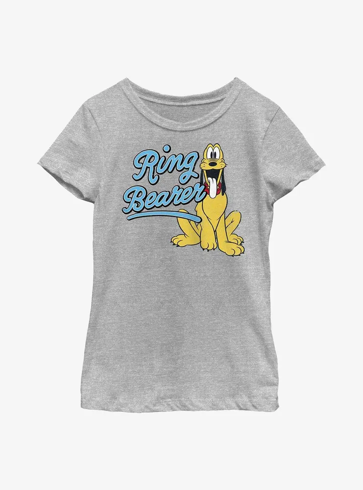 Disney Pluto Ring Bearer Youth Girls T-Shirt