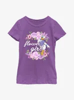 Disney Daisy Duck Flower Girl Youth Girls T-Shirt
