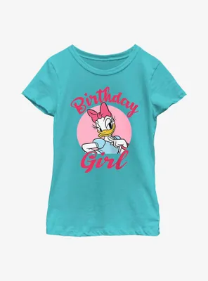 Disney Daisy Duck Birthday Girl Youth Girls T-Shirt
