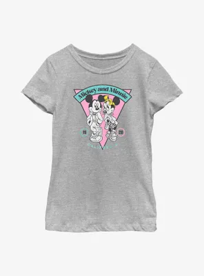 Disney Mickey Mouse And Minne 1928 California Youth Girls T-Shirt