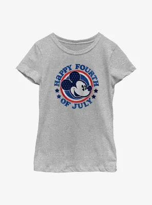 Disney Mickey Mouse Happy Fourth Youth Girls T-Shirt
