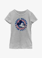 Disney Mickey Mouse Happy Fourth Youth Girls T-Shirt