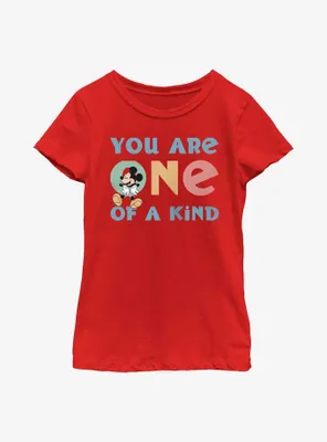 Disney Mickey Mouse You Are Of A Kind Youth Girls T-Shirt