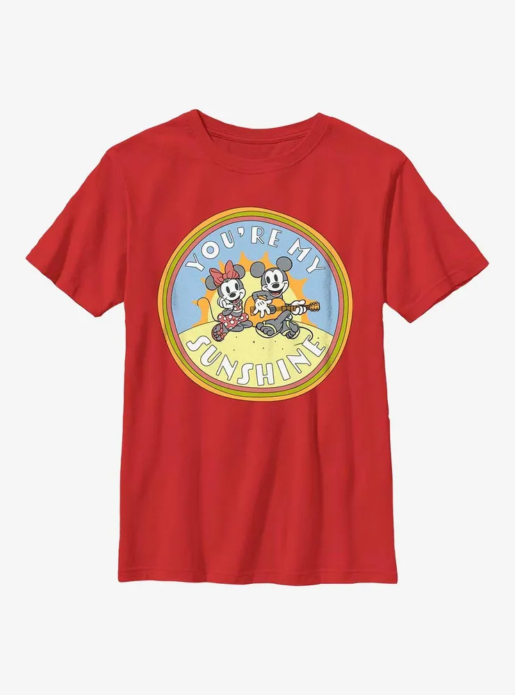 Disney Mickey Mouse You're My Sunshine Youth T-Shirt