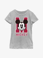 Disney Mickey Mouse Collegiate M Youth Girls T-Shirt