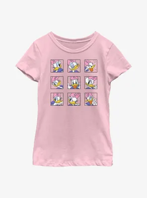 Disney Daisy Duck Grid Expressions Youth Girls T-Shirt