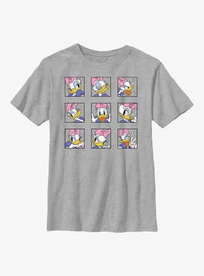Disney Daisy Duck Grid Expressions Youth T-Shirt