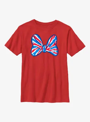 Disney Minnie Mouse Americana Bow Youth T-Shirt