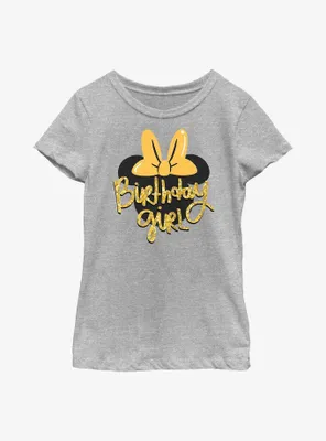 Disney Minnie Mouse Birthday Girl Youth Girls T-Shirt