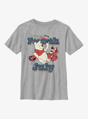 Disney Winnie The Pooh Happy Fourth Of July Youth T-Shirt