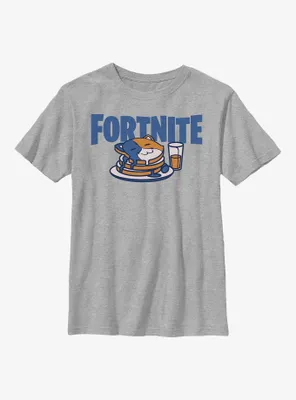 Fortnite Meowscles Pancakes Youth T-Shirt