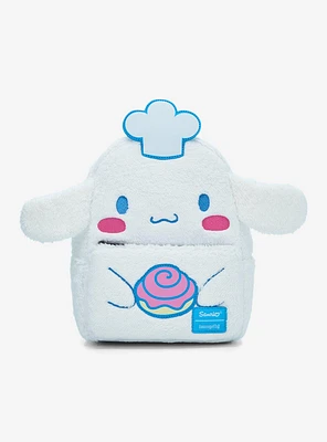 Loungefly Cinnamoroll Chef Fluffy Mini Backpack