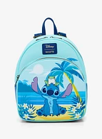 Loungefly Disney Stitch Beach Scene Mini Backpack