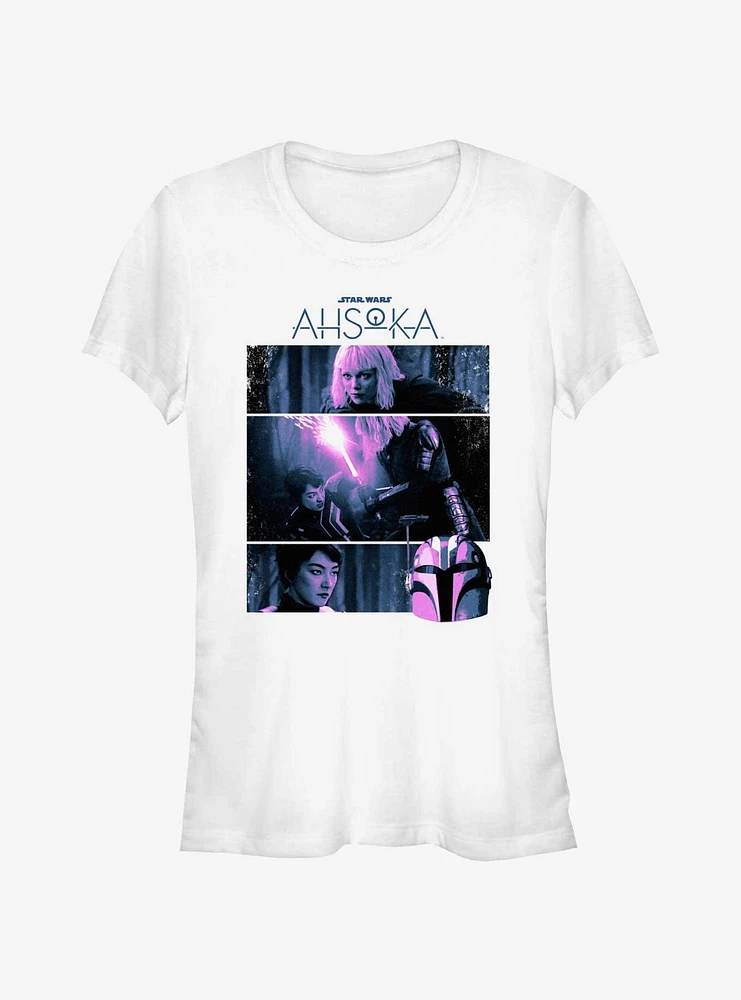 Disney Ahsoka Sabine vs. Shin Hati Lightsaber Battle Girls T-Shirt