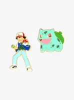 Pokémon Ash and Bulbasaur Enamel Pin Set — BoxLunch Exclusive