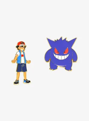 Pokémon Ash and Gengar Enamel Pin Set — BoxLunch Exclusive