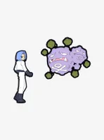 Pokémon Team Rocket James and Weezing Enamel Pin Set — BoxLunch Exclusive