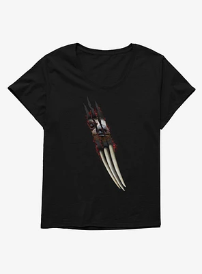 Hot Topic Scary Sloth Claws Girls T-Shirt Plus