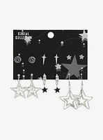 Social Collision Stars Earring Set