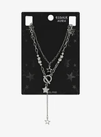 Cosmic Aura Star Chain Necklace Set