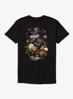 Gator Cowboy Flowers T-Shirt By Friday Jr