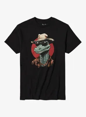 Gator Cowboy Sunglasses T-Shirt By Friday Jr