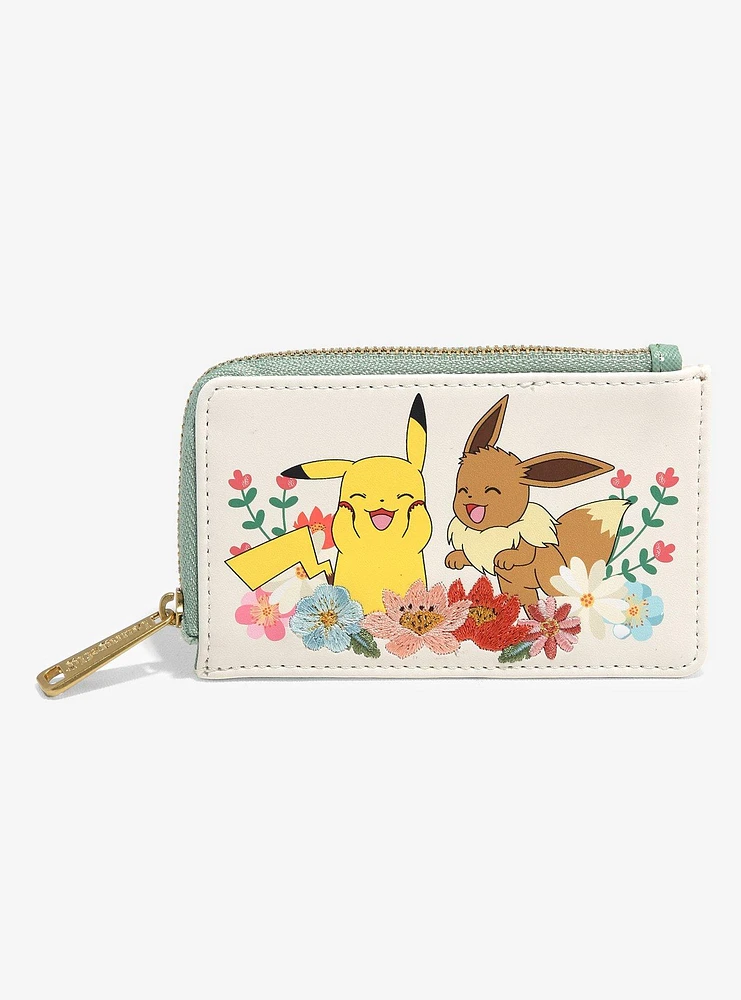 Pokémon Pikachu and Eevee Floral Cardholder — BoxLunch Exclusive