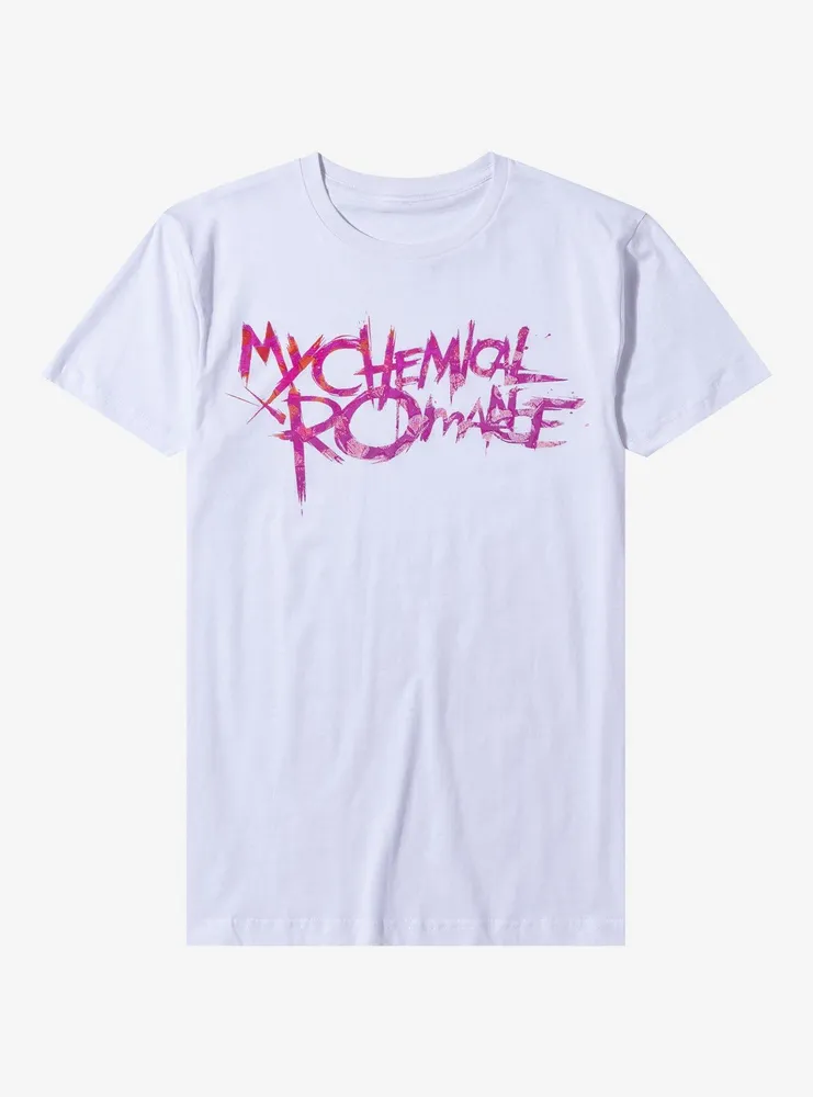 My Chemical Romance Pink Logo Boyfriend Fit Girls T-Shirt