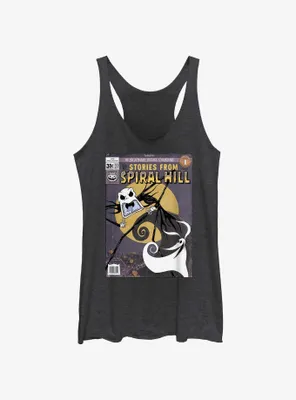 Disney The Nightmare Before Christmas Stories From Spiral Hill Jack and Zero Womens Tank Top