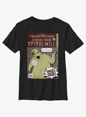 Disney The Nightmare Before Christmas Stories From Spiral Hill Oogie Boogie Youth T-Shirt
