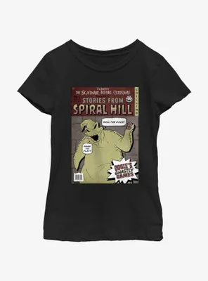 Disney The Nightmare Before Christmas Stories From Spiral Hill Oogie Boogie Youth Girls T-Shirt