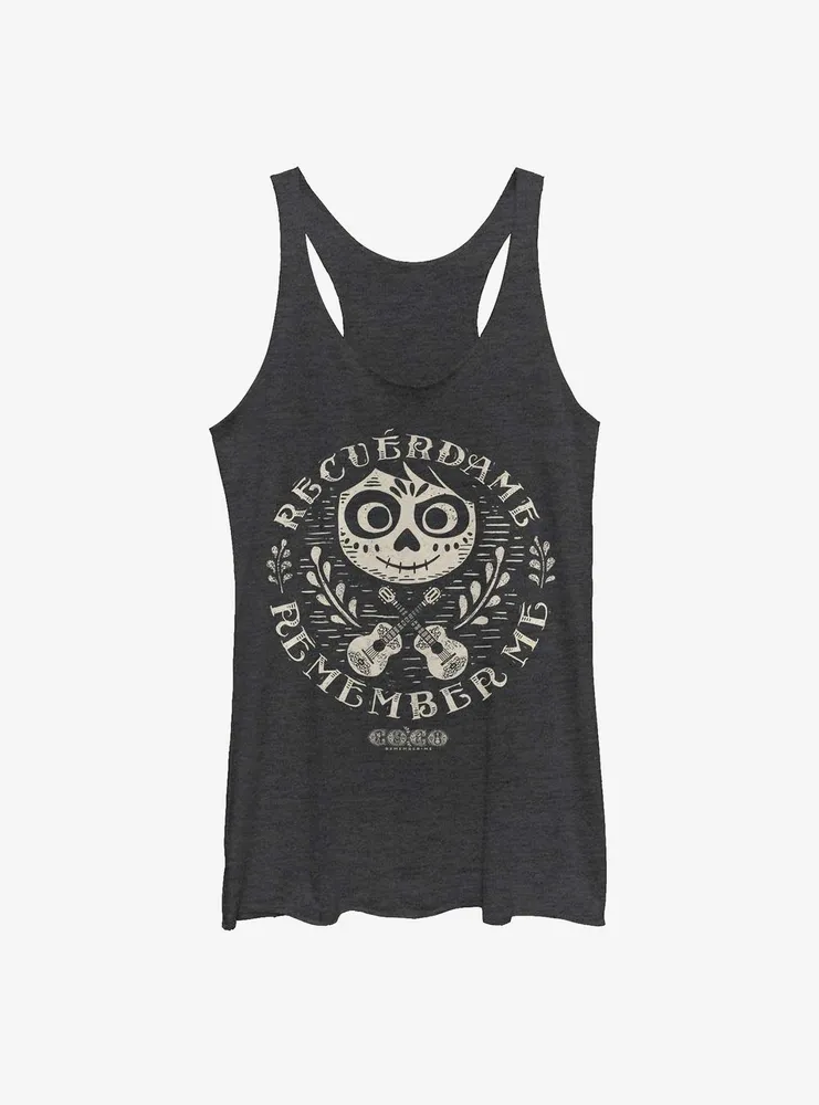 Disney Pixar Coco Remember Me Miguel Womens Tank Top