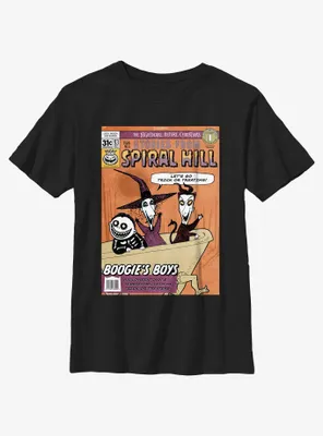 Disney The Nightmare Before Christmas Stories From Spiral Hill Boogie's Boys Youth T-Shirt