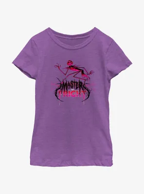 Disney The Nightmare Before Christmas Master Of Fright Jack Skellington Youth Girls T-Shirt