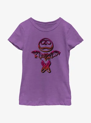 Disney The Nightmare Before Christmas Jack Coffin Youth Girls T-Shirt