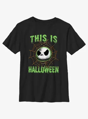 Disney The Nightmare Before Christmas Jack Skellington This Is Halloween Youth T-Shirt