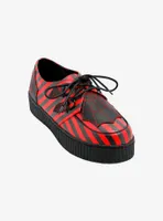 Strange Cvlt Red & Black Stripe Krypt Creepers