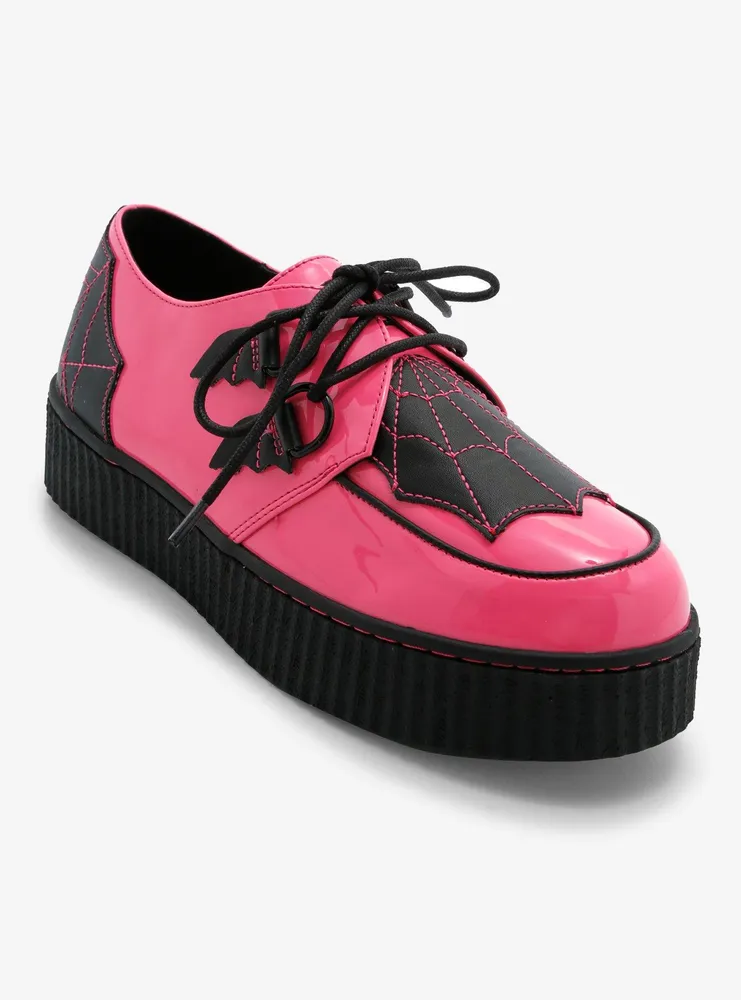 Strange Cvlt Hot Pink Patent Krypt Creepers