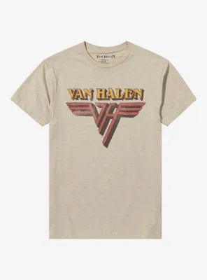 Van Halen Logo Heather Oatmeal T-Shirt