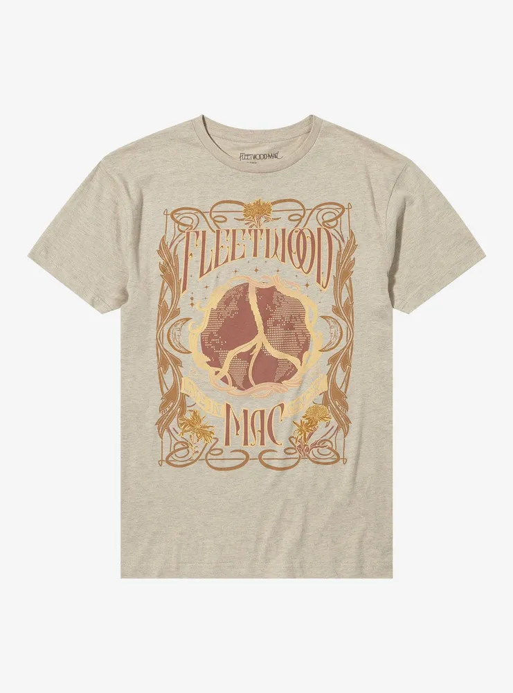 Fleetwood Mac Live Concert Heather Oatmeal T-Shirt
