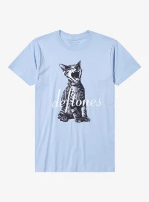 Deftones Like Linus Cat Boyfriend Fit Girls T-Shirt