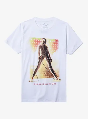 Queen Freddie Mercury Portrait Boyfriend Fit Girls T-Shirt