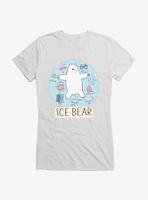 We Bare Bears Ice Bear Girls T-Shirt