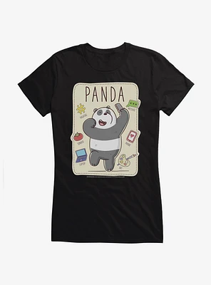 We Bare Bears Panda Girls T-Shirt