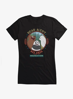 We Bare Bears Bear Alert Bay Area Parks Girls T-Shirt