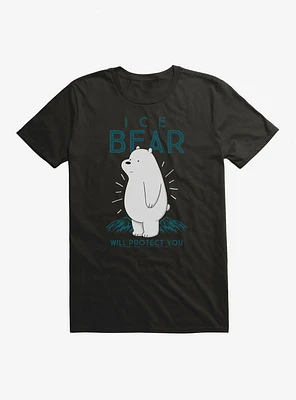 We Bare Bears Ice Bear Will Protect You T-Shirt